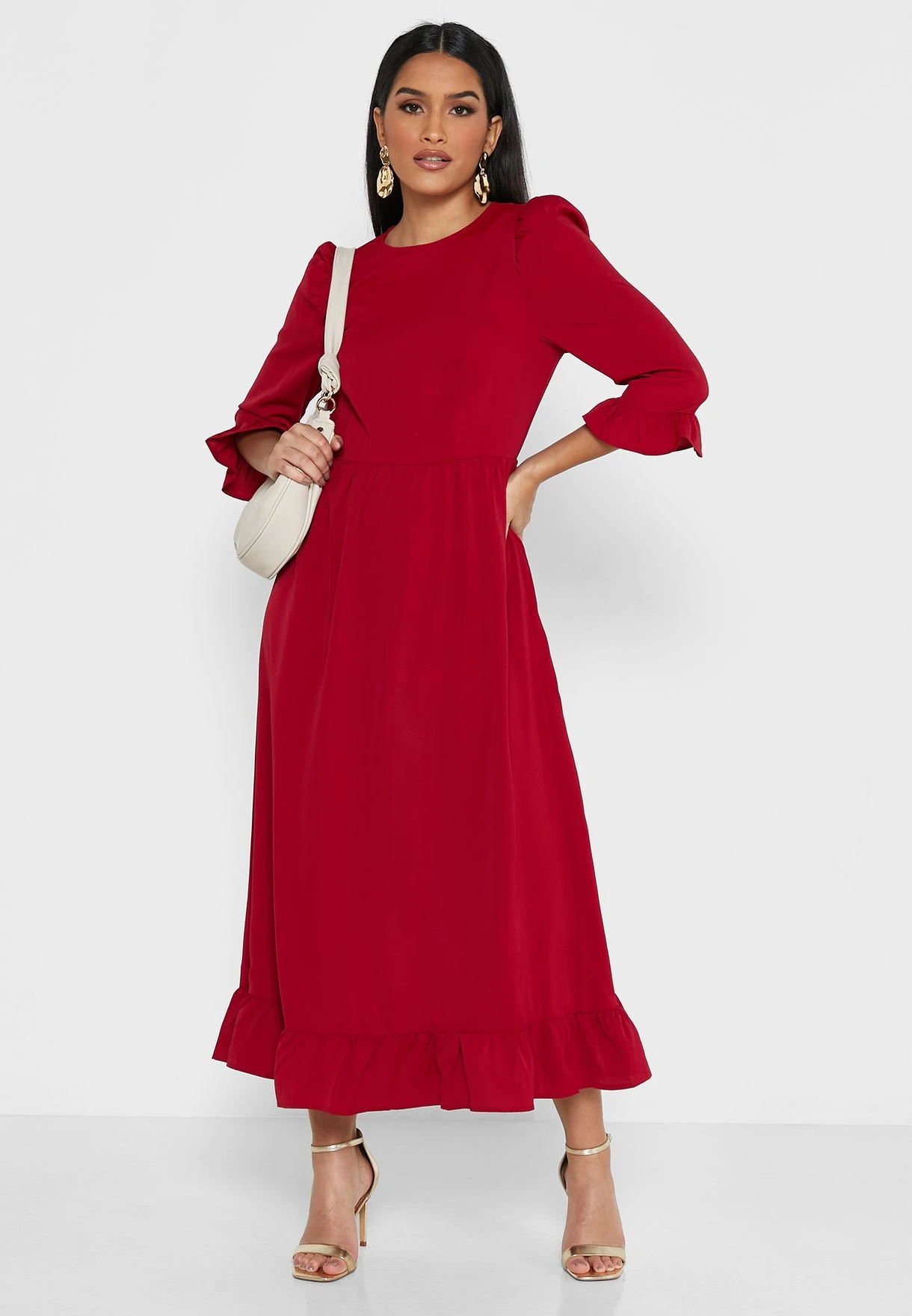 ELLA Ruffle Hem Dress 4 ELLA Ruffle Hem Dress - Image 4