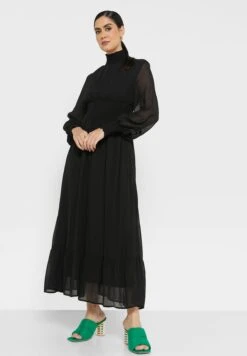 ELLA High Neck Relaxed Dress -Silk Bloom Dresses Store 4 zoom desktop 507