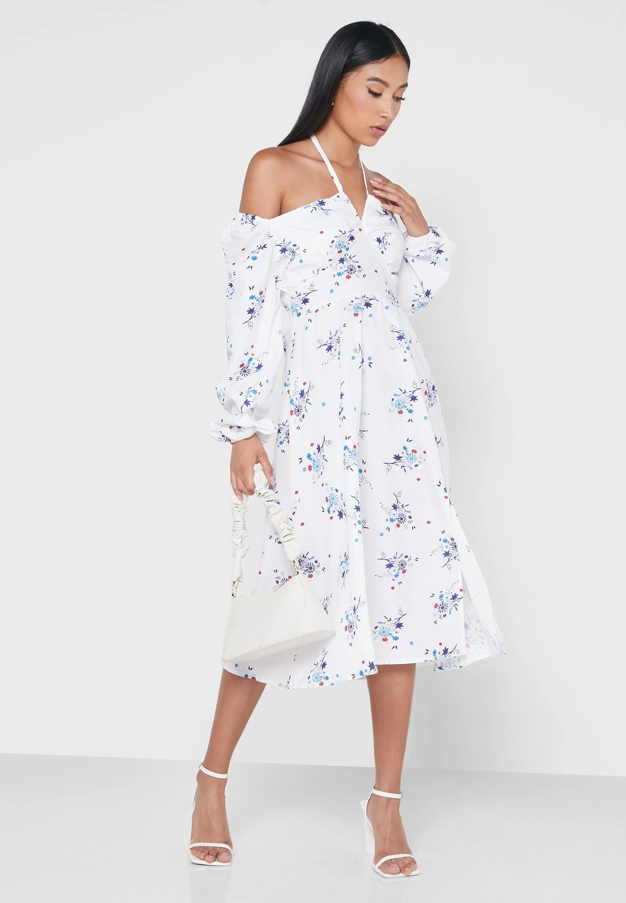 ELLA Empire Waist Slit Dress 4 ELLA Empire Waist Slit Dress - Image 4