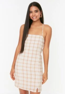 Trendyol Strappy Checked Dress 8 Trendyol Strappy Checked Dress -Silk Bloom Dresses Store 4 zoom desktop 58