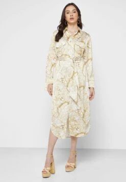 Printed Shirt Dress -Silk Bloom Dresses Store 4 zoom desktop 583