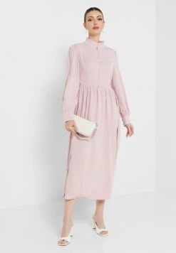 ELLA Button Detail Puff Sleeve Dress 7 ELLA Button Detail Puff Sleeve Dress -Silk Bloom Dresses Store 4 zoom desktop 607