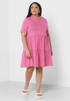 ONLY CARMAKOMA Knitted Pleated Dress -Silk Bloom Dresses Store 4 zoom desktop 61