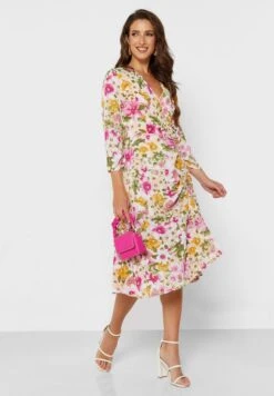 ELLA Gathered Floral Dress 7 ELLA Gathered Floral Dress -Silk Bloom Dresses Store 4 zoom desktop 613