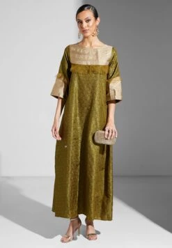 Color Block Knitted Dress -Silk Bloom Dresses Store 4 zoom desktop 639