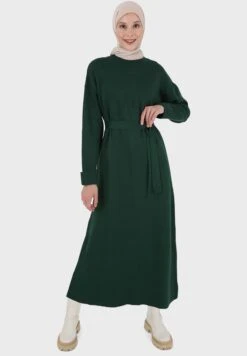 Belted Round Neck Dress 7 Belted Round Neck Dress -Silk Bloom Dresses Store 4 zoom desktop 648