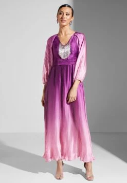 Puff Sleeve Cut Out Dress -Silk Bloom Dresses Store 4 zoom desktop 649