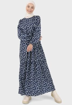 Floral Printed Tiered Dress 7 Floral Printed Tiered Dress -Silk Bloom Dresses Store 4 zoom desktop 650