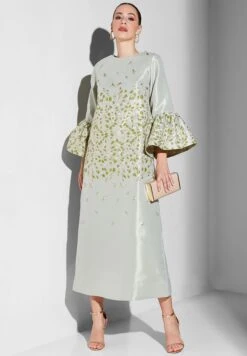 Embellished Flute Sleeve Dress -Silk Bloom Dresses Store 4 zoom desktop 662