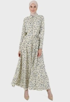 Tiered Floral Printed Dress -Silk Bloom Dresses Store 4 zoom desktop 674