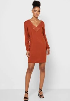 ONLY Cuffed Sleeve Sweater Dress -Silk Bloom Dresses Store 4 zoom desktop 68