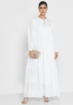 Puff Sleeve Tiered Dress -Silk Bloom Dresses Store 4 zoom desktop 684