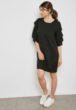 Minimum Puffed Sleeve Shift Dress -Silk Bloom Dresses Store 4 zoom desktop 69