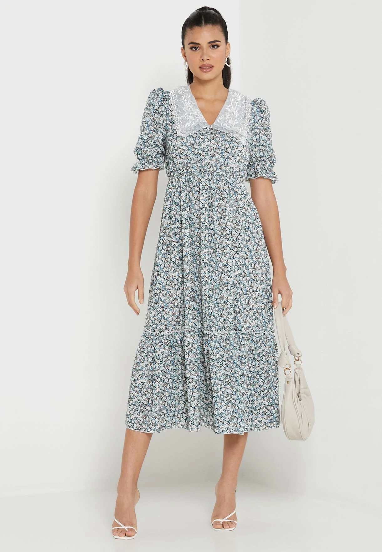 ELLA Printed Collared Dress 4 ELLA Printed Collared Dress - Image 4