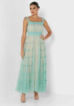 Ruffle Lace Detail Dress 7 Ruffle Lace Detail Dress -Silk Bloom Dresses Store 4 zoom desktop 696