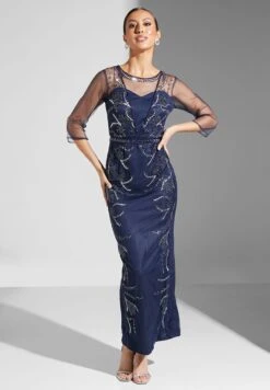 Embroidered Mesh Detail Dress 7 Embroidered Mesh Detail Dress -Silk Bloom Dresses Store 4 zoom desktop 704