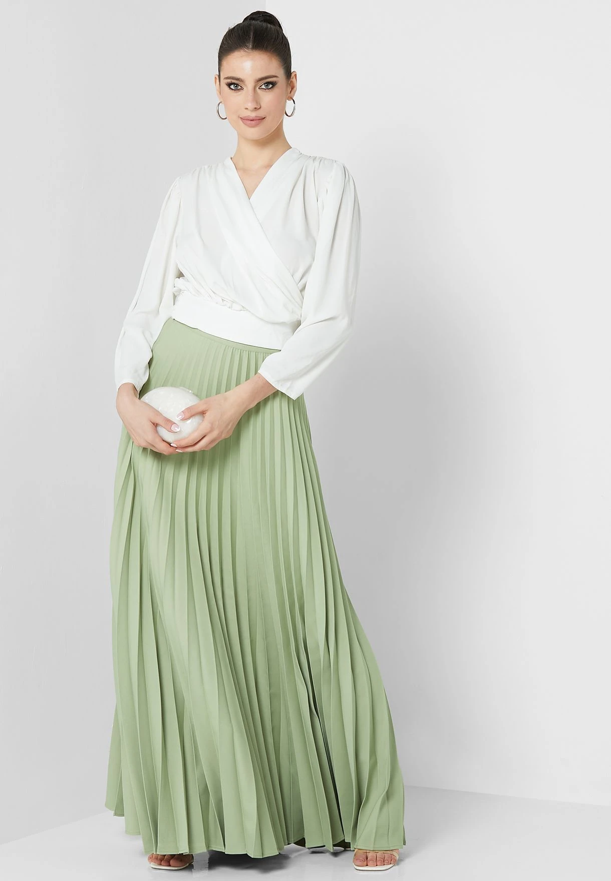 Plisse High Waist Skirt 4 Plisse High Waist Skirt - Image 4