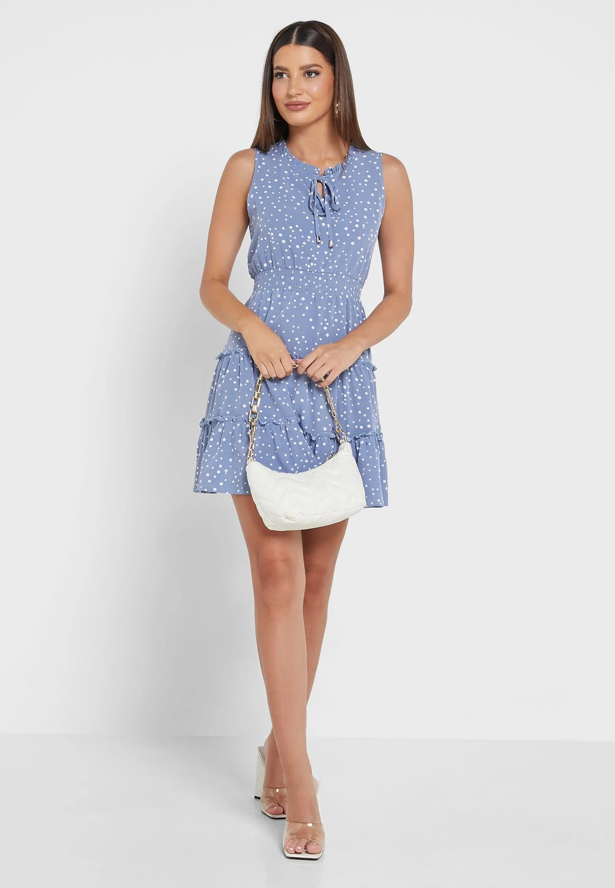 Printed Tiered Dress 4 Printed Tiered Dress - Image 4