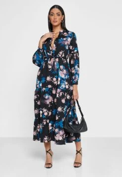 ELLA Front Open Tiered Dress -Silk Bloom Dresses Store 4 zoom desktop 753