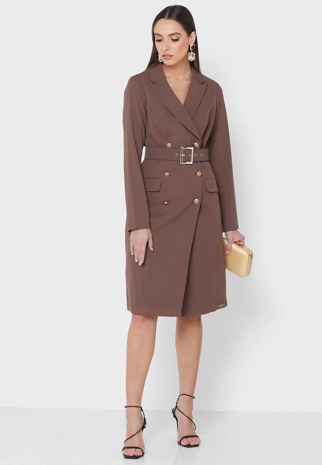 Belted Pocket Detail Dress 4 Belted Pocket Detail Dress - Image 4