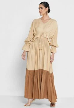 Color Block Tiered Dress -Silk Bloom Dresses Store 4 zoom desktop 757