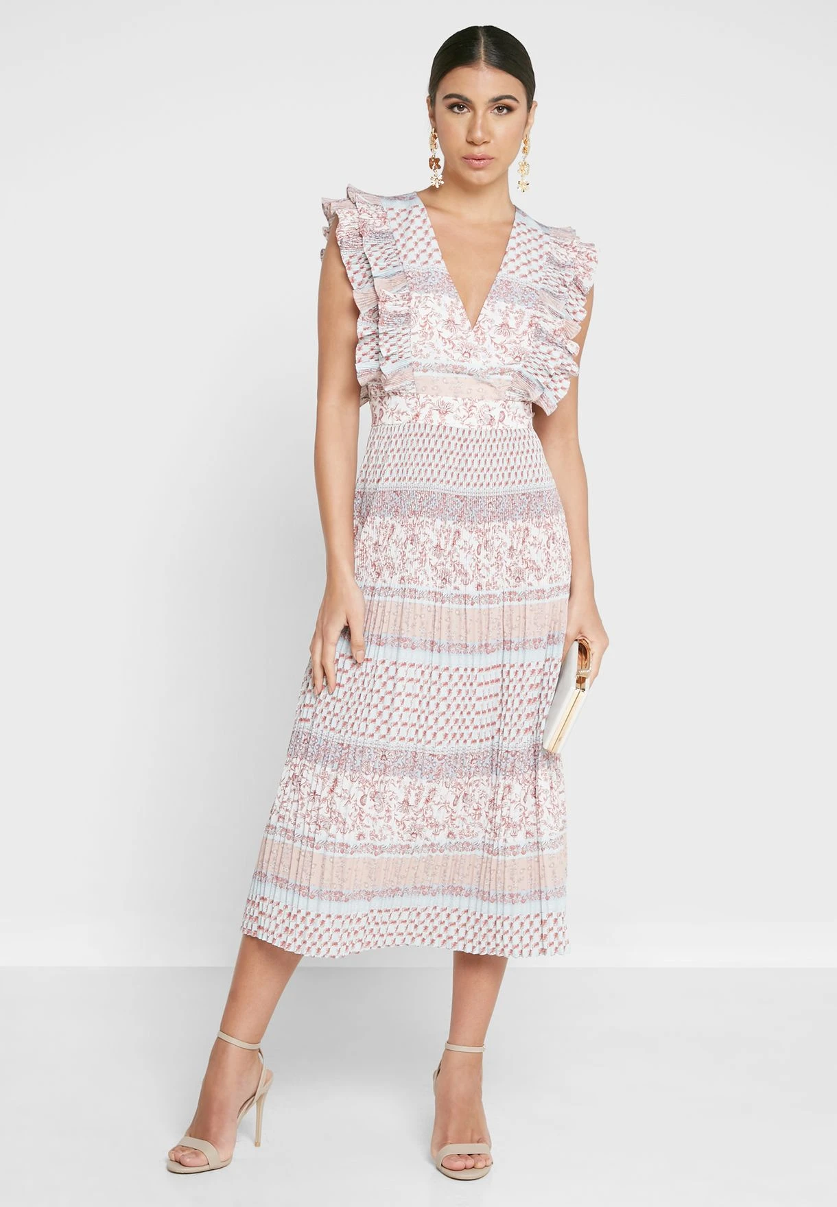 Tiered Ruffle Sleeve Dress 4 Tiered Ruffle Sleeve Dress - Image 4