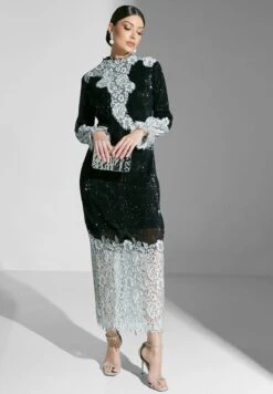 Shimmer Ruffle Sleeve Dress 7 Shimmer Ruffle Sleeve Dress -Silk Bloom Dresses Store 4 zoom desktop 762