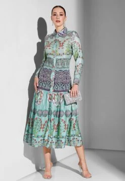 Button Detail Printed Dress 7 Button Detail Printed Dress -Silk Bloom Dresses Store 4 zoom desktop 774