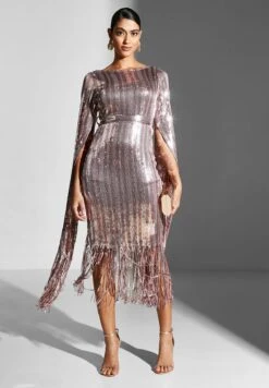 Sequin Detail Fringe Hem Dress 7 Sequin Detail Fringe Hem Dress -Silk Bloom Dresses Store 4 zoom desktop 782