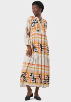 Printed Tiered Dress -Silk Bloom Dresses Store 4 zoom desktop 791