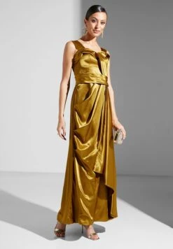 Draped Satin Dress -Silk Bloom Dresses Store 4 zoom desktop 795