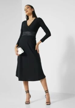 ELLA Wrap Front Belted Midi Dress 7 ELLA Wrap Front Belted Midi Dress -Silk Bloom Dresses Store 4 zoom desktop 798