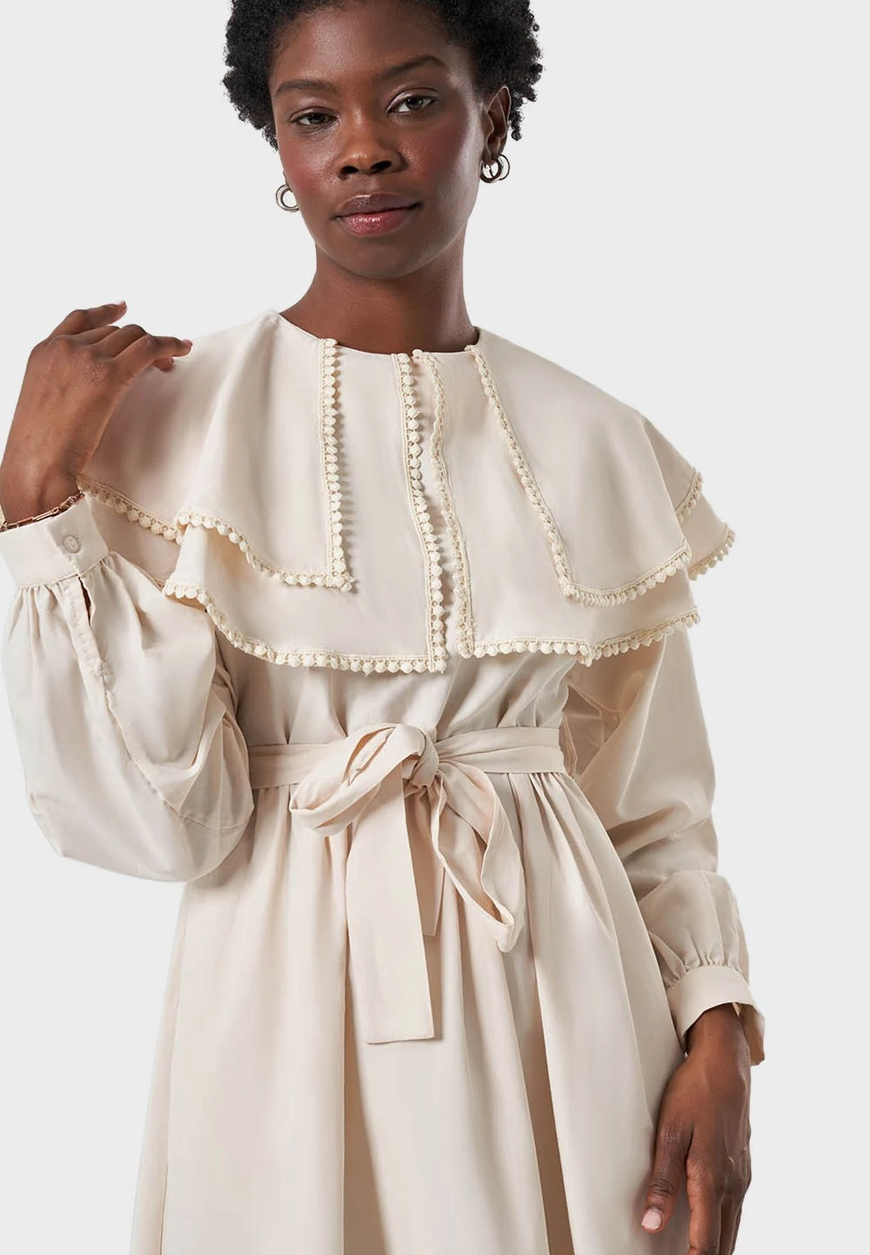 Puff Sleeve Printed Dress 4 Puff Sleeve Printed Dress - Image 4