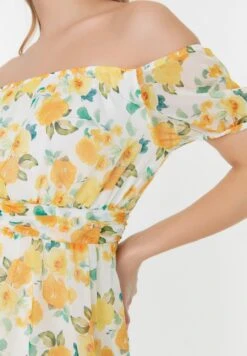 Trendyol Bardot Floral Print Dress -Silk Bloom Dresses Store 4 zoom desktop 8
