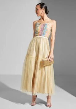 Embellished Ruffle Strappy Dress -Silk Bloom Dresses Store 4 zoom desktop 801