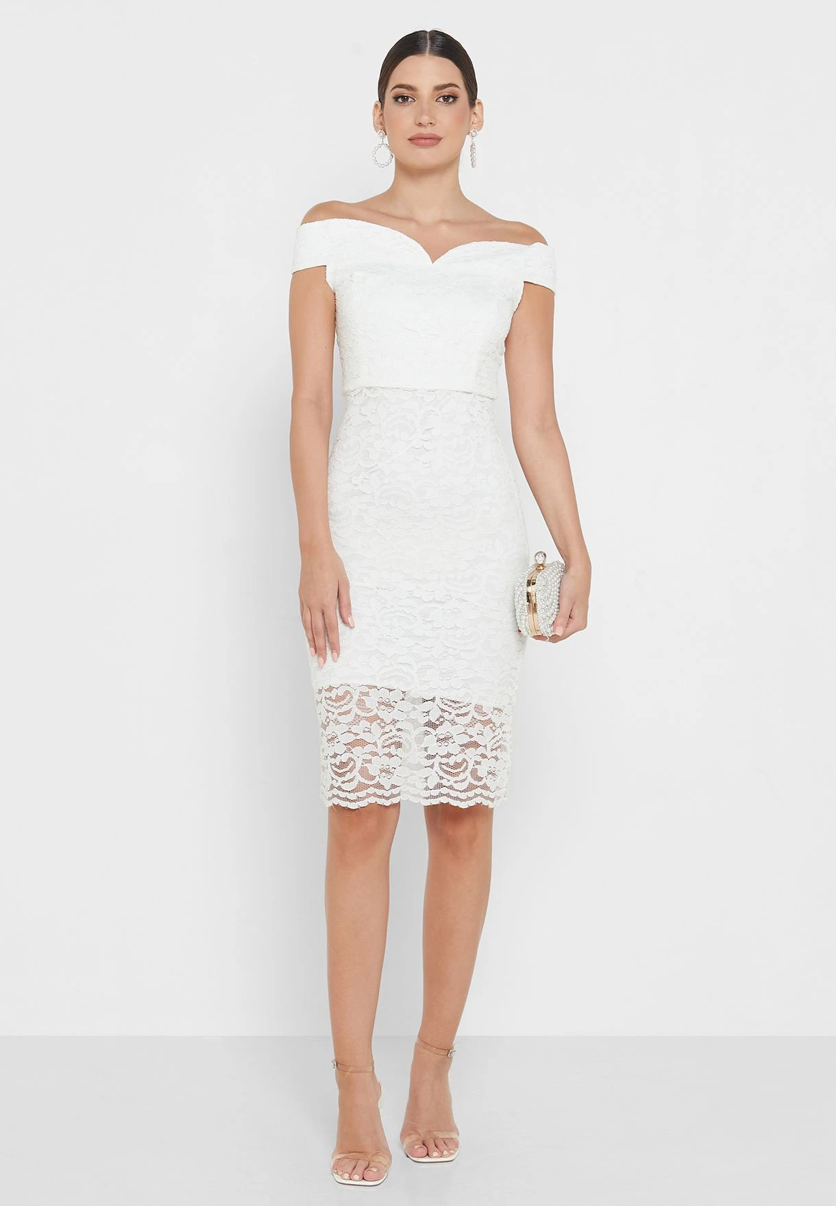 Bardot Lace Insert Dress 4 Bardot Lace Insert Dress - Image 4