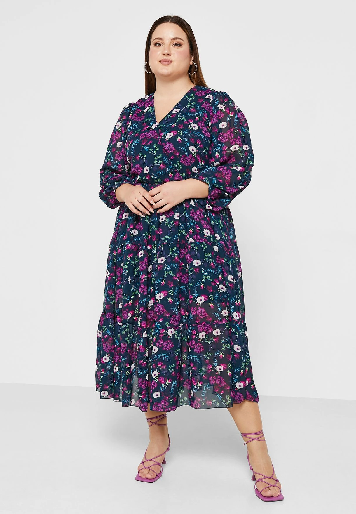 Fit & Flare Printed Dress 4 Fit & Flare Printed Dress - Image 4