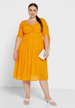 Pleated Fit & Flare Dress 7 Pleated Fit & Flare Dress -Silk Bloom Dresses Store 4 zoom desktop 838