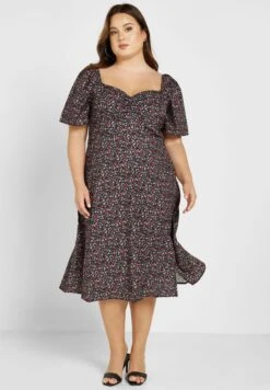 Sweetheart Neck Side Slit Dress 7 Sweetheart Neck Side Slit Dress -Silk Bloom Dresses Store 4 zoom desktop 847