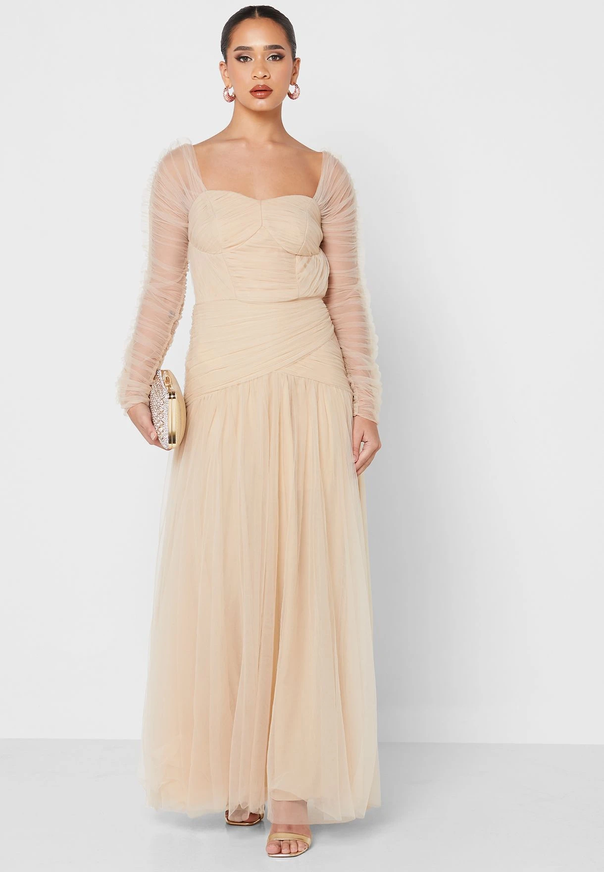 Sweetheart Neck Ruched Dress 4 Sweetheart Neck Ruched Dress - Image 4