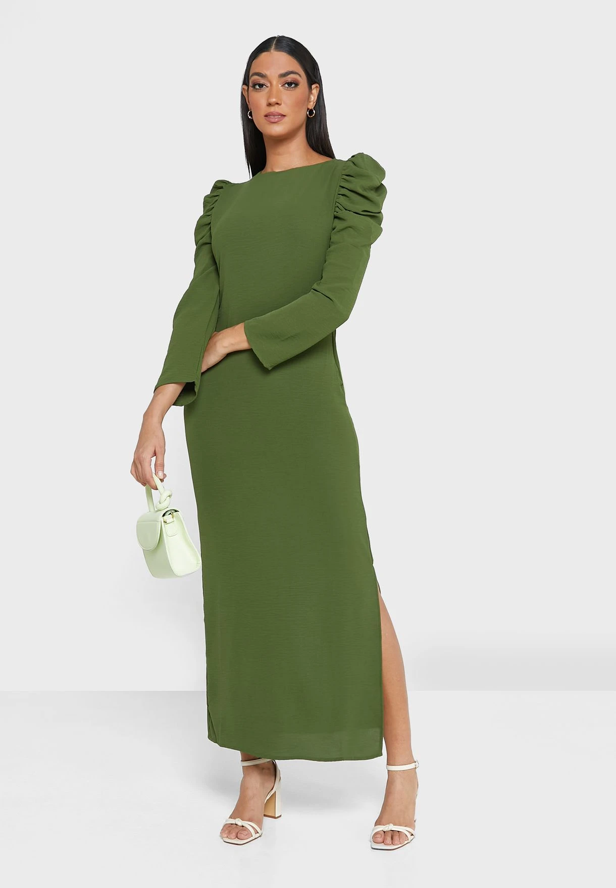 ELLA Puff Sleeve Dress 4 ELLA Puff Sleeve Dress - Image 4