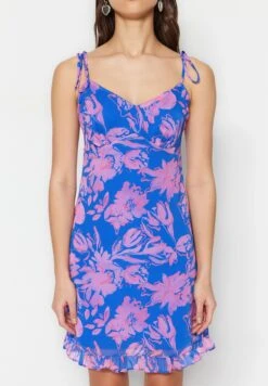 Trendyol Floral Print Ruffle Hem Dress 12 Trendyol Floral Print Ruffle Hem Dress -Silk Bloom Dresses Store 4 zoom desktop 88