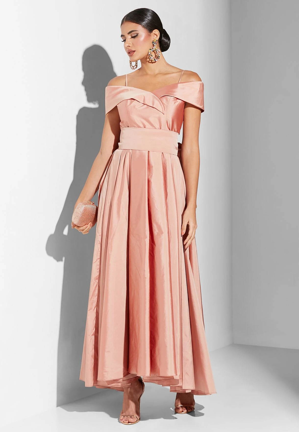 Bardot Pleated Dress 4 Bardot Pleated Dress - Image 4
