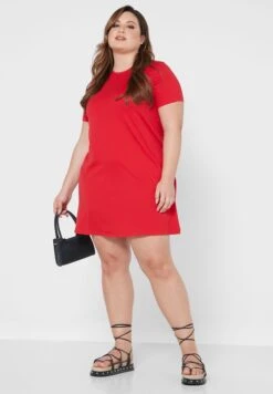 ONLY CARMAKOMA Crew Neck Knitted Dress 7 ONLY CARMAKOMA Crew Neck Knitted Dress -Silk Bloom Dresses Store 4 zoom desktop 944