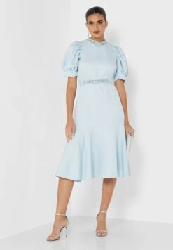 Puff Sleeve Tiered Dress -Silk Bloom Dresses Store 4 zoom desktop 945