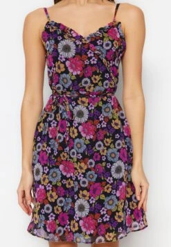 Trendyol Strappy Floral Print Dress 12 Trendyol Strappy Floral Print Dress -Silk Bloom Dresses Store 4 zoom desktop 95