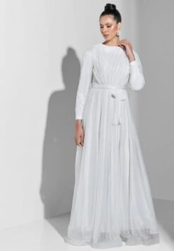 Tulle Shimmer Belted Dress 7 Tulle Shimmer Belted Dress -Silk Bloom Dresses Store 4 zoom desktop 959