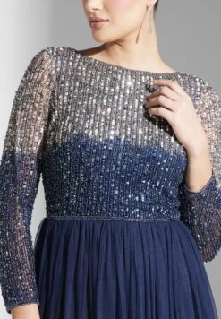 Ombre Effect Sequined Dress -Silk Bloom Dresses Store 4 zoom desktop 967