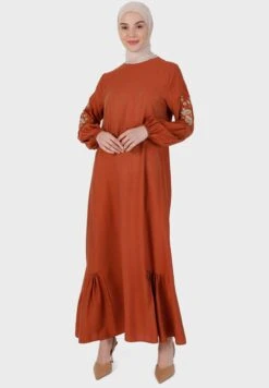 Balloon Sleeve Ruffled Hem Dress 7 Balloon Sleeve Ruffled Hem Dress -Silk Bloom Dresses Store 4 zoom desktop 973