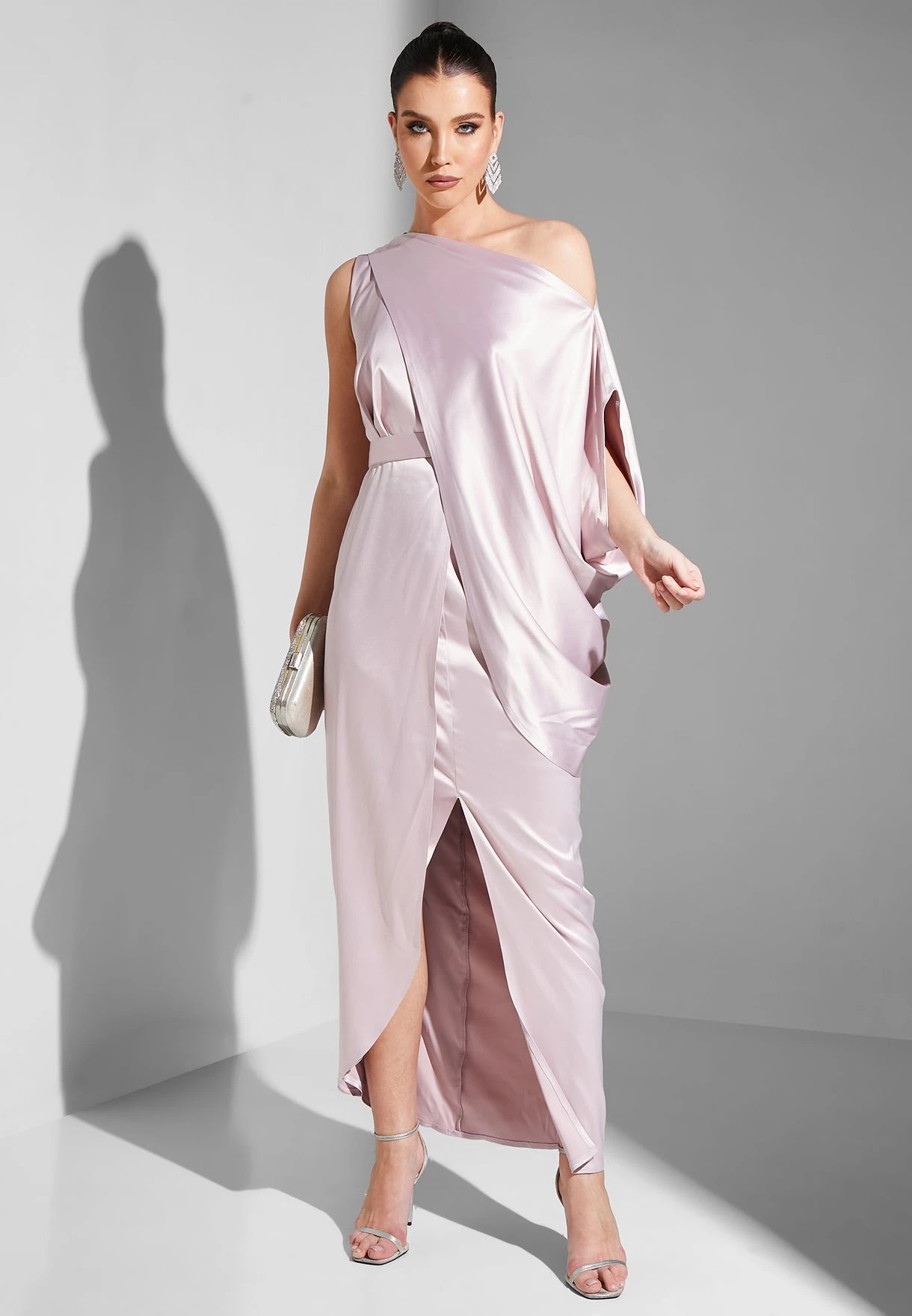 Asymmetric Slit Detail Dress 4 Asymmetric Slit Detail Dress - Image 4